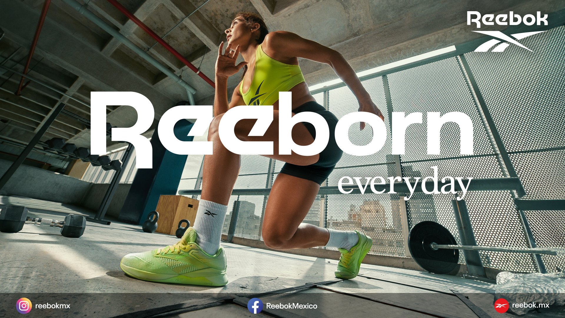Reebok anuncia su regreso oficial a México con lanzamiento de nueva campaña